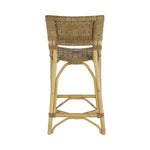 counter chair olive suede natural frame