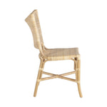 dining chair natural woven cane 