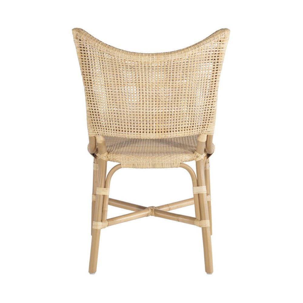 dining chair natural woven cane 
