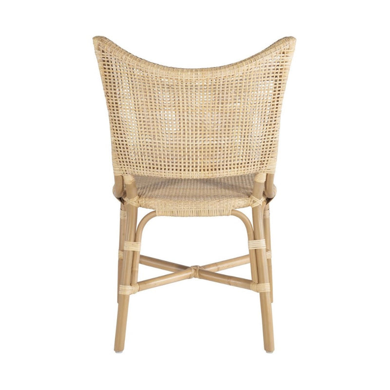 dining chair natural woven cane 
