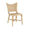 dining chair natural woven cane 