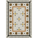 Rawson Street Vinyl Floorcloth (size options)