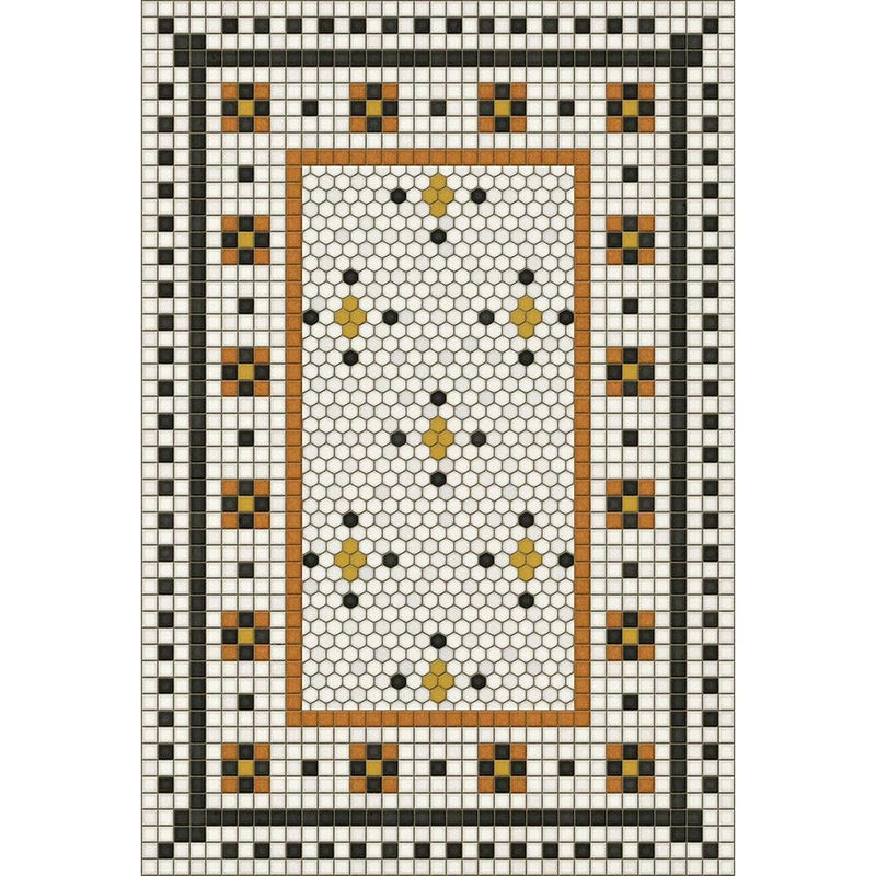 Rawson Street Vinyl Floorcloth (size options)