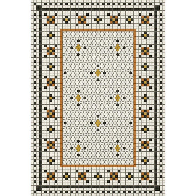 Rawson Street Vinyl Floorcloth (size options)