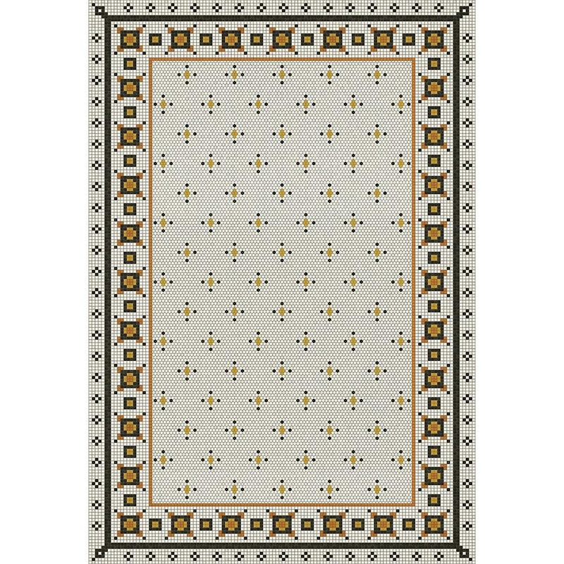 Rawson Street Vinyl Floorcloth (size options)