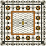 Rawson Street Vinyl Floorcloth (size options)