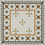 Rawson Street Vinyl Floorcloth (size options)