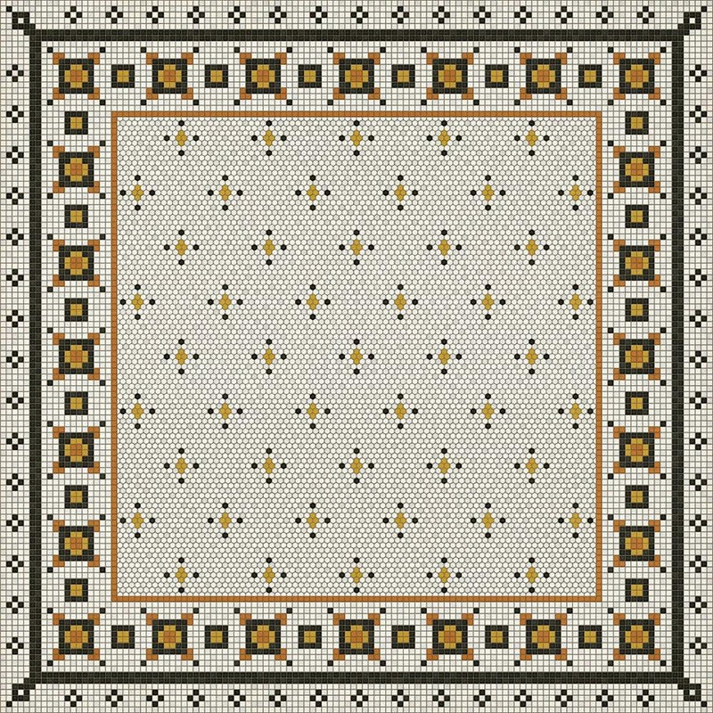 Rawson Street Vinyl Floorcloth (size options)