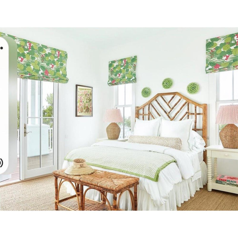 Chippendale Tortoise Finish Queen Headboard