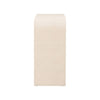 cream console drawers rounded corners