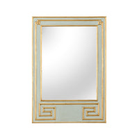 antique mint green gold leaf wall mirror hand painted