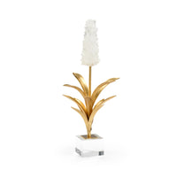 white crystal iron hyacinth metal crystal square base 