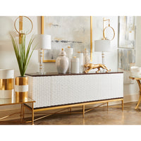 white ceramic cylinders gold bamboo handles set of three 