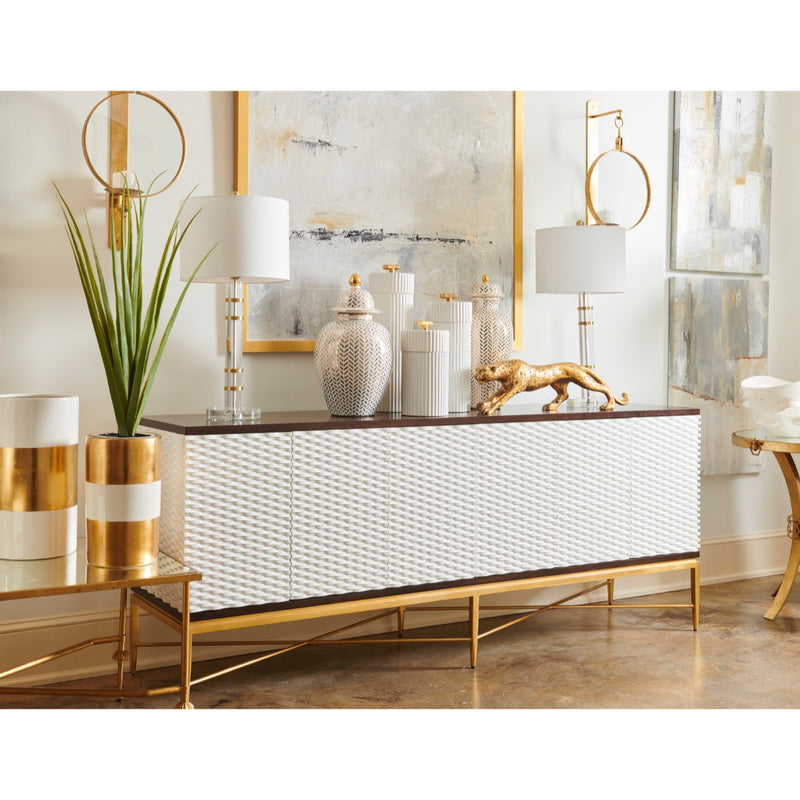 white ceramic cylinders gold bamboo handles set of three 