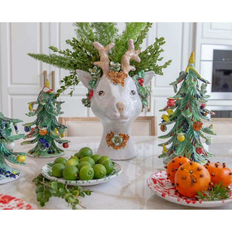 Christmas Ceramic Reindeer Heidi Vase