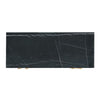 chest art deco cherry veneer black stone top brass hardware