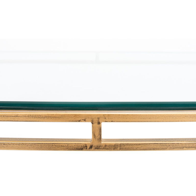 iron glass table top rectangle