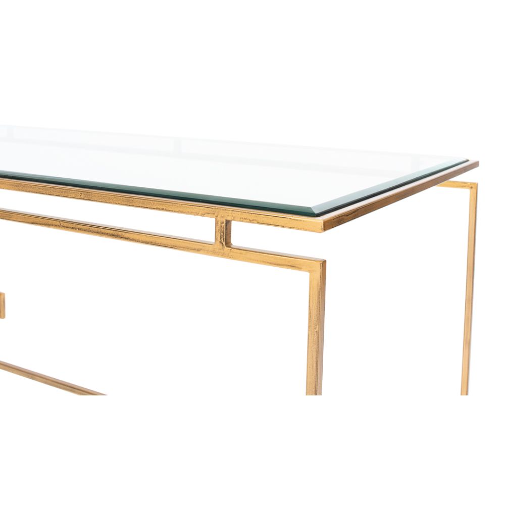 iron glass table top rectangle