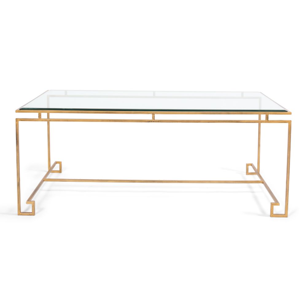 iron glass table top rectangle