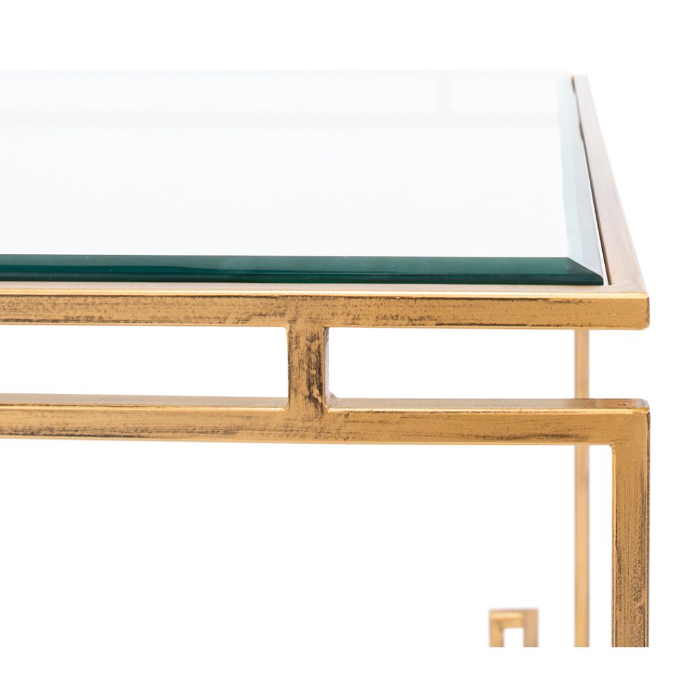 iron glass table top rectangle