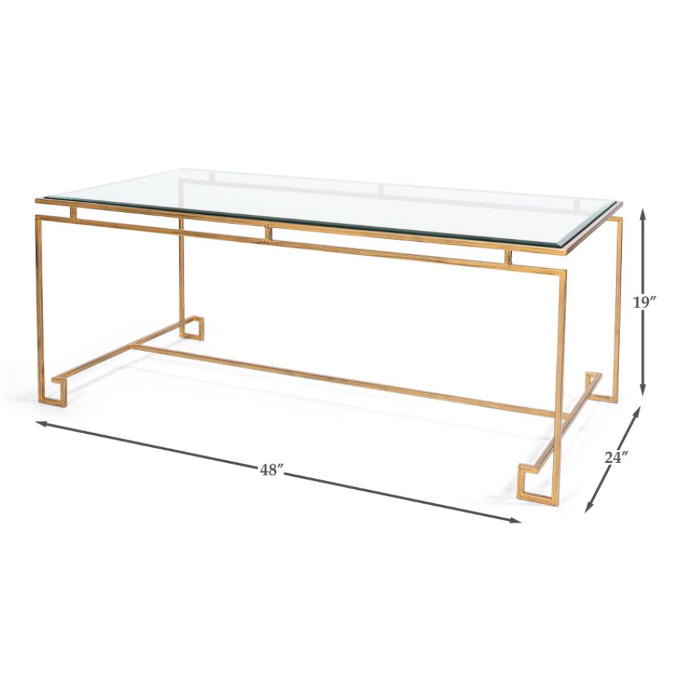 iron glass table top rectangle