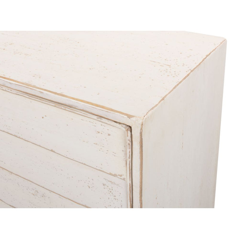 reclaimed pine distressed white sideboard