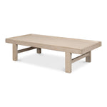 extra long rectangle coffee table wood pine French grey finish