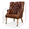 Occasional Chair - Welsh - Vintage Cigar Leather