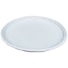 melamine white double line dinner plate