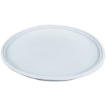 melamine white double line dinner plate