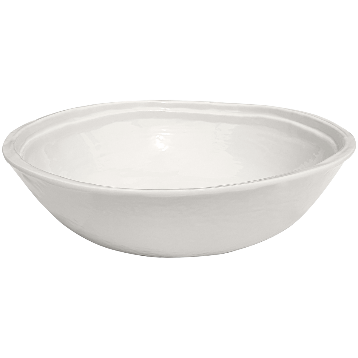 cream double line melamine soup cereal bowls