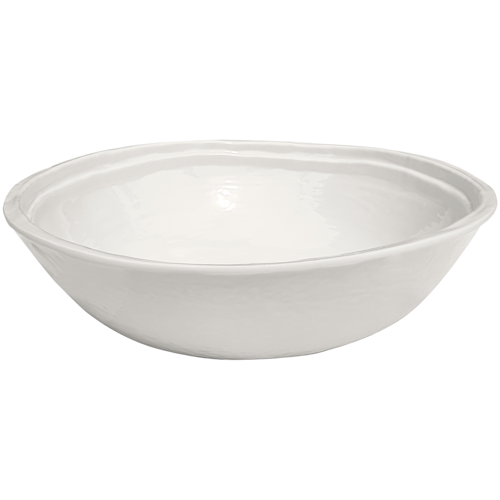 cream double line melamine soup cereal bowls