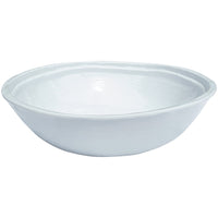 melamine soup cereal white double lined bowl