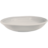 stone taupe double line melamine pasta serving bowls