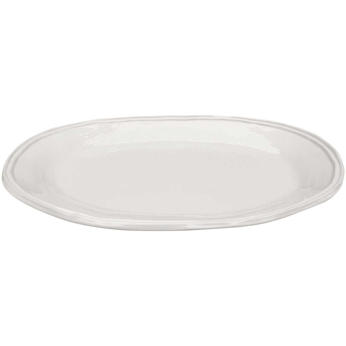 cream double line melamine serving platters