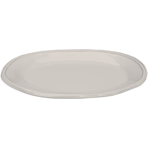 melamine stone double lined oval serving bowl
