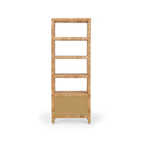 etagere rattan natural white two door storage shelves nickel handles