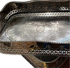 Polished Nickel Embossed Large Tray