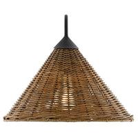 swing arm wall sconce reed shade black iron