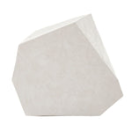 limestone side table irregular shape gray