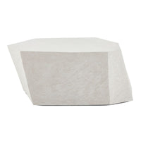 limestone outdoor coffee table irregular shape gray