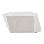 limestone outdoor coffee table irregular shape gray