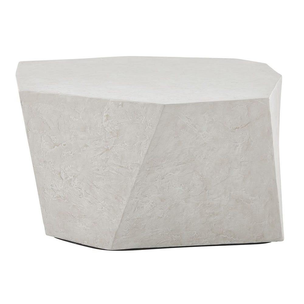 limestone outdoor coffee table irregular shape gray