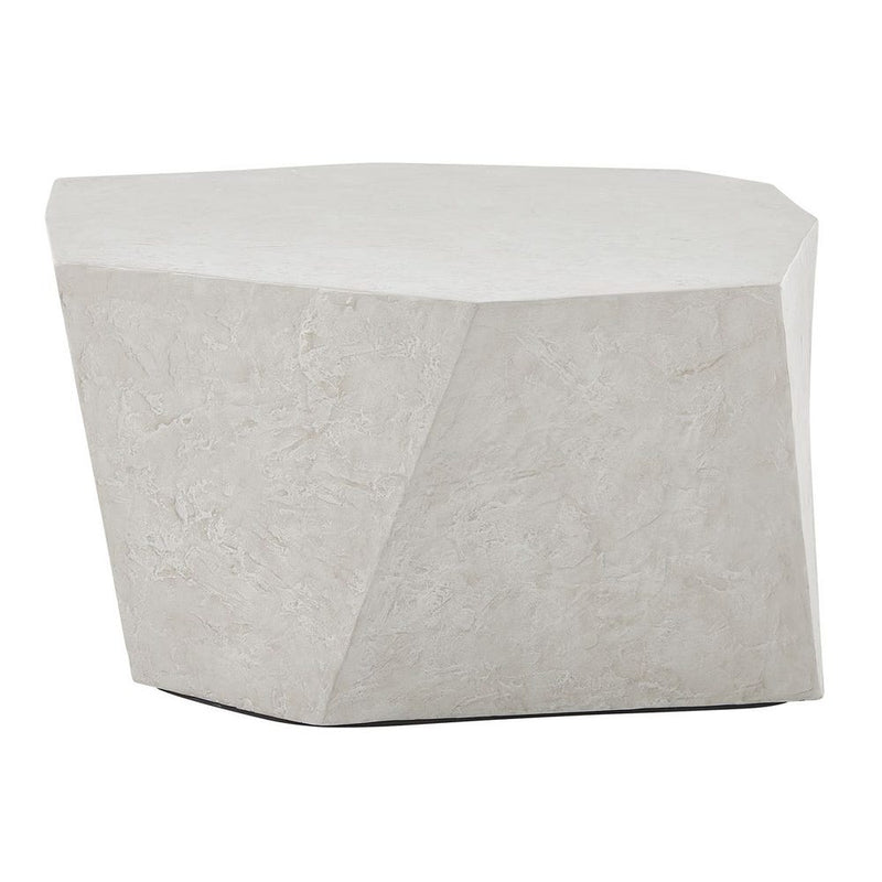 limestone outdoor coffee table irregular shape gray