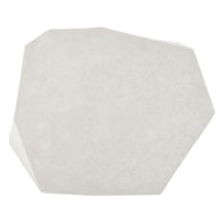 limestone outdoor coffee table irregular shape gray