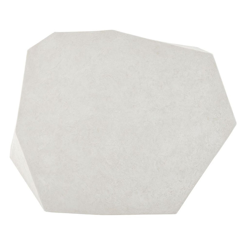 limestone outdoor coffee table irregular shape gray