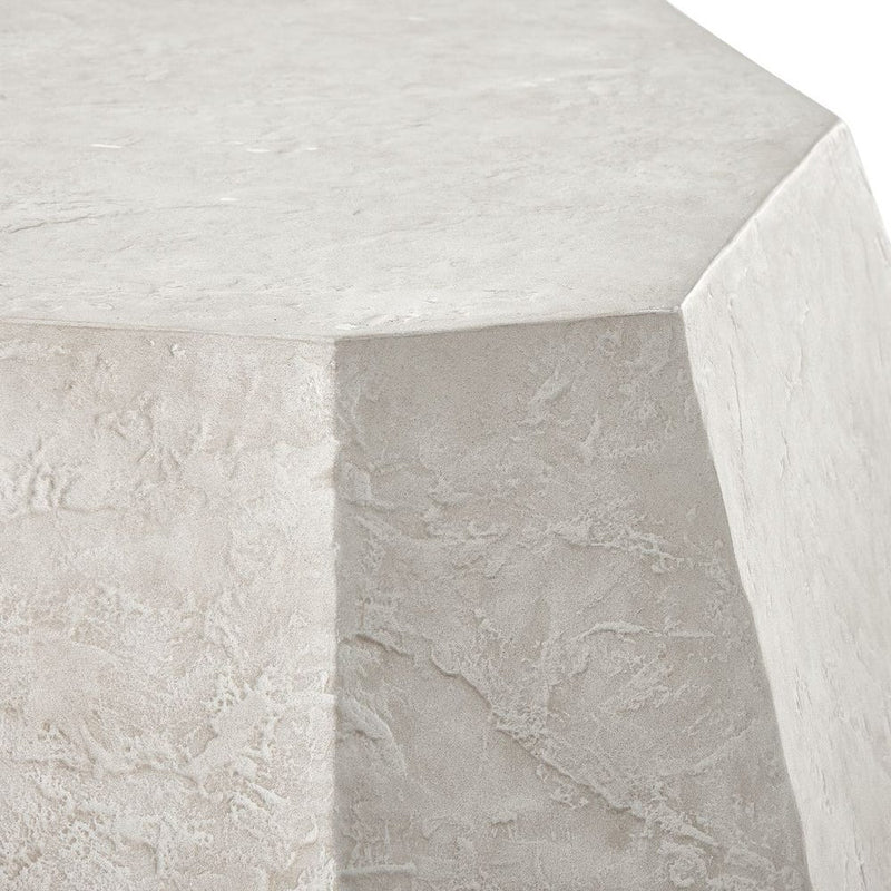 limestone outdoor coffee table irregular shape gray