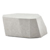 limestone outdoor coffee table irregular shape gray