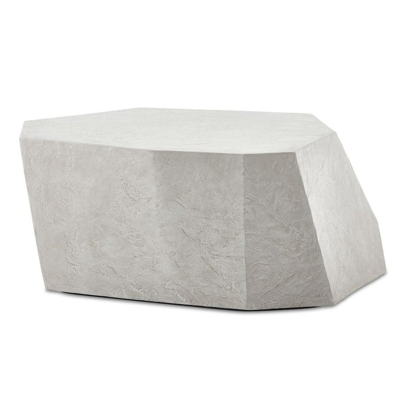 limestone outdoor coffee table irregular shape gray