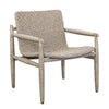 outdoor lounge chair scooped seat all weather wicker natural